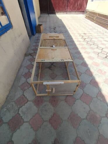 большие клетки: Уяча, гнездо с выгулом для цыплят утят гусят и тд, мини курятник — 8