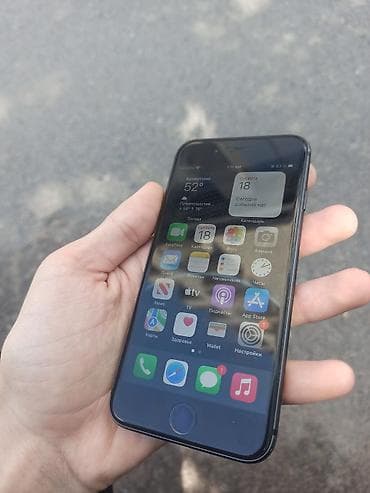 ipone 8: IPhone 8, Б/у, 64 ГБ, Space Gray, Кабель, 80 % — 10