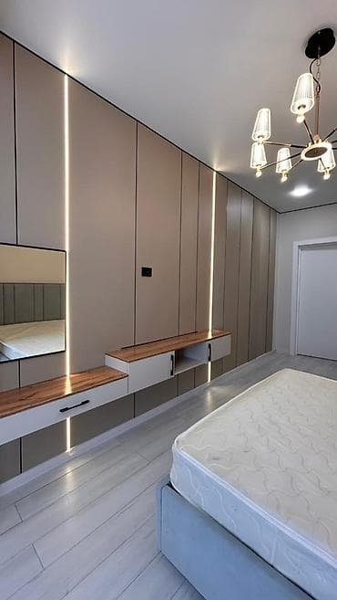 discovery studio: 3 комнаты, 86 м², Асанбай мкр Элитка, 8 этаж, Дизайнерский ремонт — 3