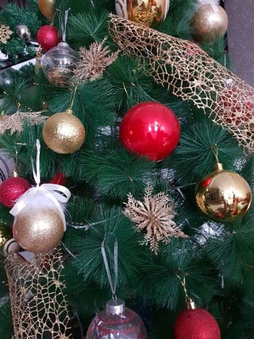 уй емеректер: Продаю новогоднюю ёлку б/у, высота 1,9-2м 
(без игрушек) — 2
