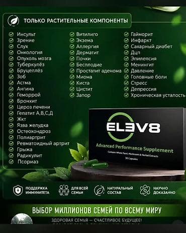 редуксин форте: Витамины B, Для работы мозга, Bepic, ELEV8, Универсальный, Капсулы — 3