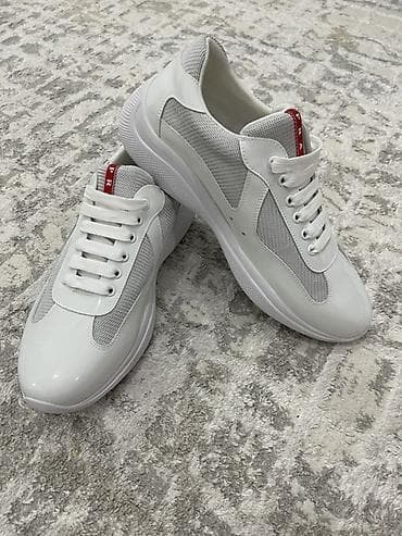 кросовки волейболные: Мужские кроссовки, 43, Prada, Новый, цвет - Белый, Самовывоз — 2