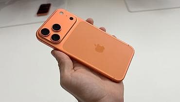 IPhone 17 Pro Max, Новый, 256 ГБ, Оранжевый, Защитное стекло, Чехол, Коробка, 100 %