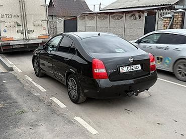 Унаа сатуу: Nissan Primera: 2003 г., 2 л, Кол менен иштөөчү, Бензин, Седан — 3