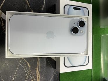 IPhone 15, 128 ГБ, Голубой, Коробка, 88 %
