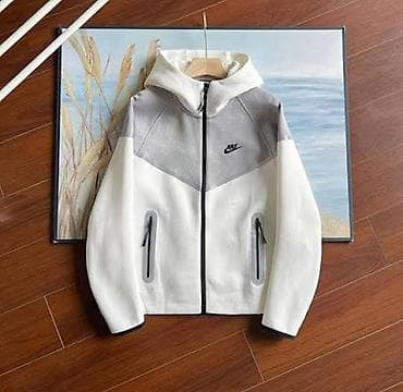 костюм nike: Мужской спортивный костюм, S, M, Nike, Б/у, цвет - Белый, Самовывоз — 1
