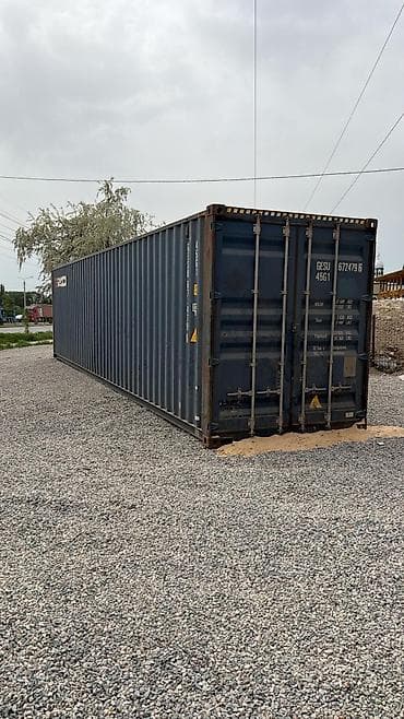 дома из контейнеров в бишкеке: 40-футовый морской контейнер (High Cube/Standard 40’) - Тип — 2