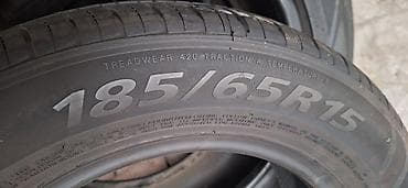 резина 15 185 65: Шиналар 185 / 65 / R 15, Жай, Колдонулган, Жуп, Жеңил унаалар — 4
