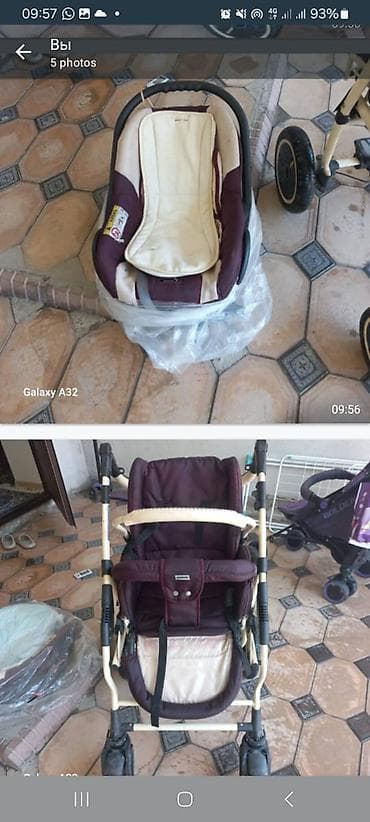 коляска viki vigorkids: Детская коляска-трансформер с автолюлькой (переноской) - — 1