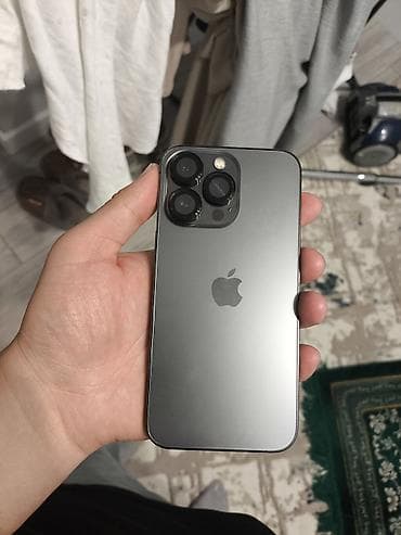 IPhone 13 Pro, Б/у, 256 ГБ, Black Titanium, Чехол, 87 % at lalafo.kg IPhone 13 Pro, Б/у, 256 ГБ, Black Titanium, Чехол, 87 %