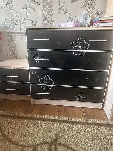 адель спальный гарнитур: Спальный гарнитур, Б/у, Двуспальная кровать, Шкаф, Комод, Самовывоз — 2