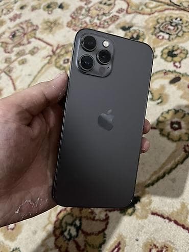 IPhone 12 Pro Max, Б/у, 256 ГБ, Графит, 72 %