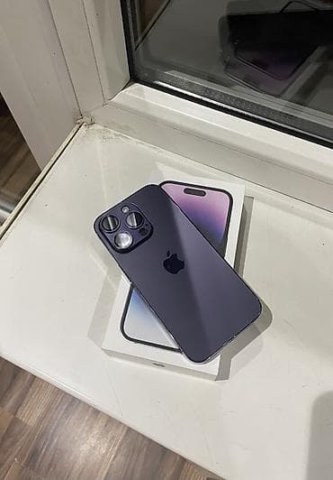 купить четырнадцатый iphone: IPhone 14 Pro, Б/у, 256 ГБ, Deep Purple, Защитное стекло, Чехол, Кабель, 80 % — 7