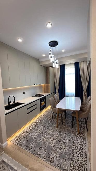 2 комнаты, 56 м², Элитка, 13 этаж, Дизайнерский ремонт