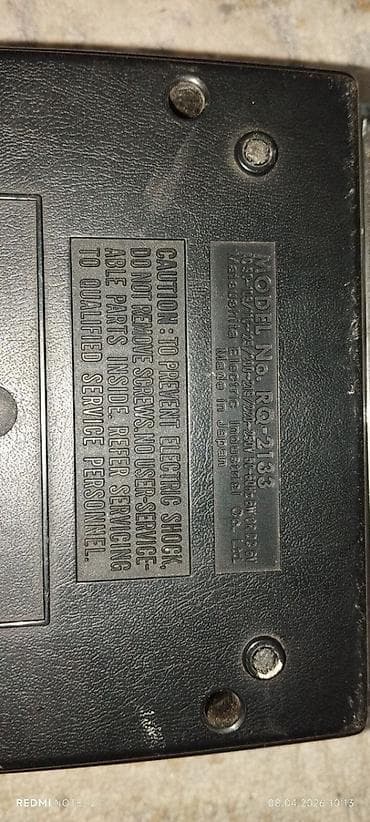 магнитафон манитор: Винтажный раритетный Кассетный магнитофон National PANASONIC RQ-2133 — 10