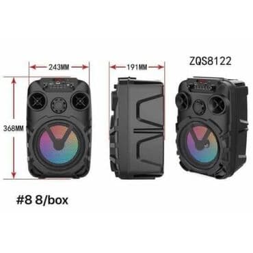 Планшеты: Блютуз калонка zqs8122 радио, bluetooth, usb, микро флешка, караоке — 2