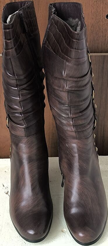 сапоги из натурального меха и кожи: Продаю!Почти новая,одевала только один раз,к сожалению не подошла по — 6