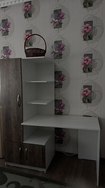 жапыс стол: Компьютердик үстөлү, Текчелери бар — 5