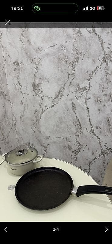 тачка плов: Набор, казан/кастрюля 1,5 л+ блинница 24 см, продаю комплектом — 3