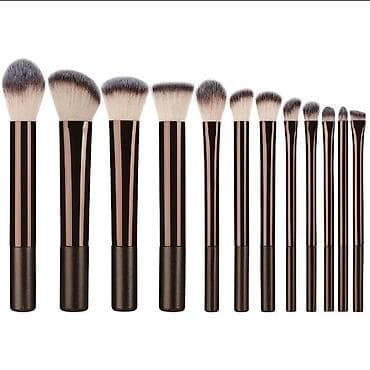 make up atelier: Набор кистей для макияжа, 12 штук. Состав набора: - крупные кисти — 2