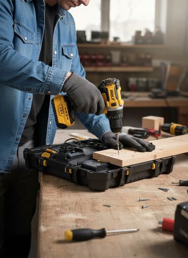 Аккумуляторная дрель-шуруповерт Rolf TOP-5032. Инструмент