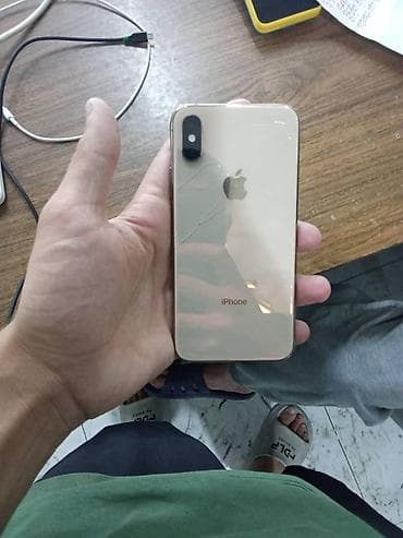 наушники айфон 6: IPhone X/XS, цвет Gold Ключевые особенности: - Экран OLED Super — 2