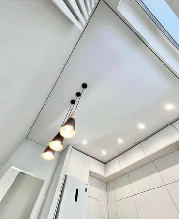 пластиковые панели на потолок фото и цена бишкек: Натяжной потолок Глянцевое, Матовое, 3D потолки Гарантия, Бесплатная консультация, Бесплатный замер — 1