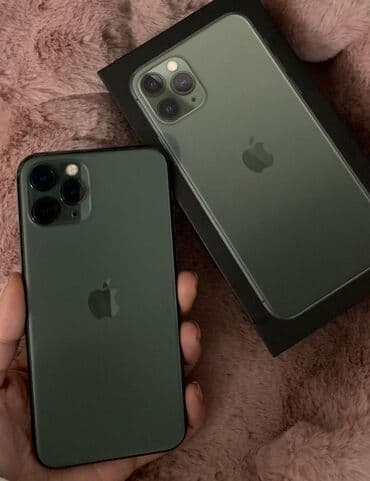 redmi 11 t pro: IPhone 11 Pro, Колдонулган, 256 ГБ, Space Gray, Заряддоочу түзүлүш, 63 % — 2