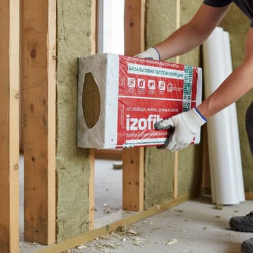 утеплитель дома: Базальтовая теплоизоляция Izofiber — плиты из минеральной ваты — 1