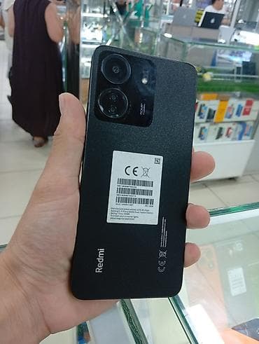 Техника и электроника: Redmi, Redmi 13C, Б/у, 128 ГБ, цвет - Черный, 2 SIM — 3