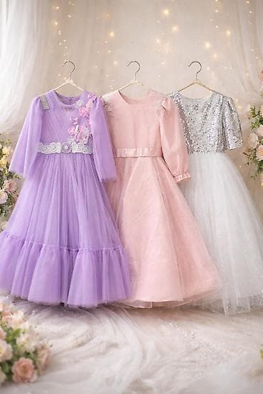 Детское платье, цвет - Фиолетовый, Новый at lalafo.kg Детское платье, цвет - Фиолетовый, Новый