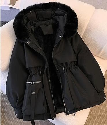 Женская утеплённая парка, стильный фасон, сочетается со всеми образами