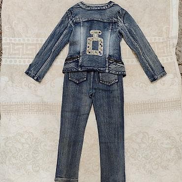 парные одежда: Комплект, цвет - Синий, Б/у — 4