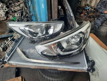 запчасти хендай санта фе бу: Алдыңкы фаралар комплектиси Hyundai 2012 г., Колдонулган, Оригинал — 1