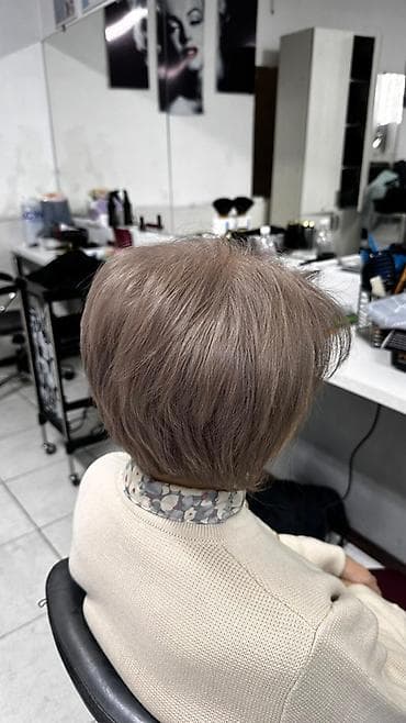 16 р: Услуга: женская стрижка и объемное тонирование для тонких/редких волос — 5