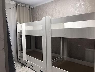 двух ярусный кровати: 14000сом без матрасов Матрасы 1шт 6000сом Двухъярусная — 7