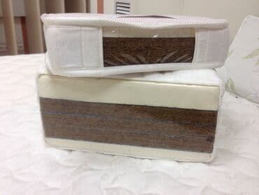 турмалиновый матрас: Ортопедический матрас, Новый, Полуторный, Кокосовая койра, Платная доставка, Самовывоз — 3