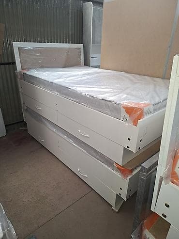 Мебель: Односпальная кровать, Новый, С мягким изголовьем, длина - 200 см — 4