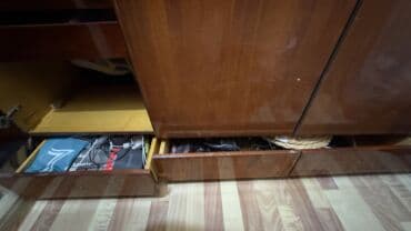 шкафы секции: Шкаф для одежды, Б/у, Прямой, Другой материал — 8