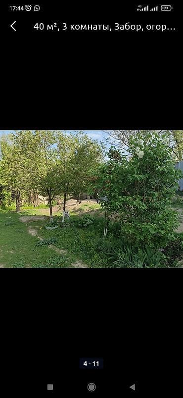 дача около реки: Дом 40 м², 3 комнаты. - Отдельно стоящий одноэтажный дом с — 10