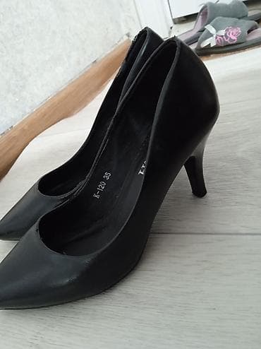 сапоги ош: Классические женские туфли-лодочки Okean - Цвет: черный - Размер: 35 — 3