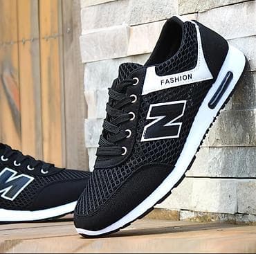 Мырзалардын бут кийими: Эркектердин кроссовкасы, 43, New Balance, Жаңы, түсү - Кара, Өзү алып кетүү, Акылуу жеткирүү — 1