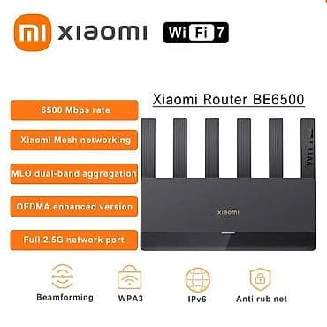 ми роутер: Xiaomi BE6500 Роутеры абсолютно новые не вскрытые на заводской — 1