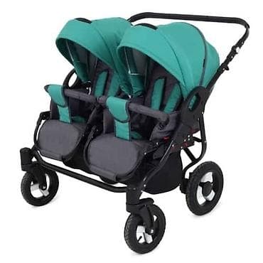 польские коляски: Детская коляска для двойни 2 в 1 (люльки + прогулочные блоки) - — 4