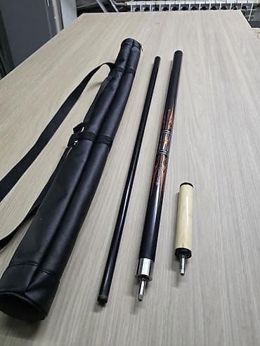 Турники и брусья: Бильярдный кий разборный с чехлом Комплект: - Кий разборный на 3 — 1