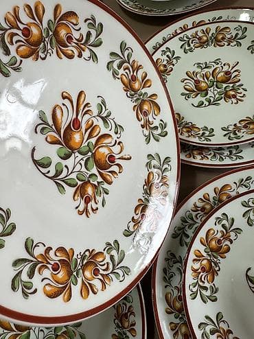 Ашкана буюмдары: Винтажный столовый сервиз на 6 персон производства Чехословакия — 6
