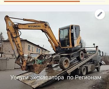 прейскурант цен на строительные работы: Rent out Колёсный экскаватор, 1 тонн, 0,3 м³, Почасово — 4