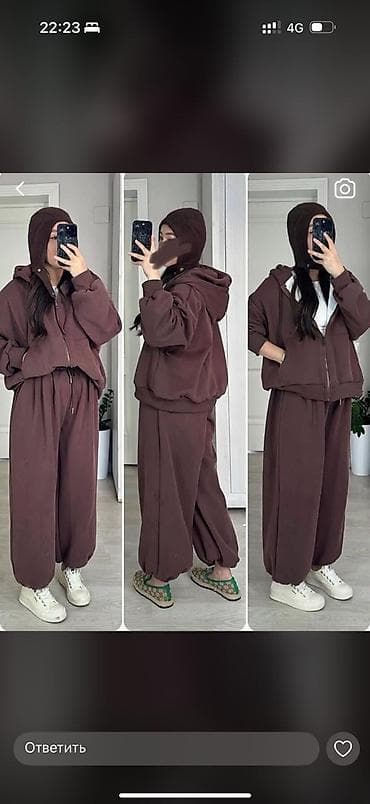 tech flecee nike: Спортивный костюм, Худи, Made in KG, Оверсайз, Стандарт — 1