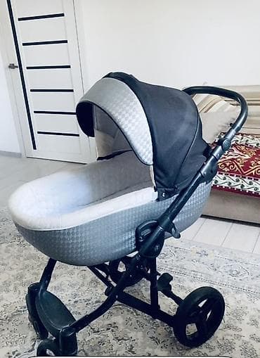 коляска бу бишкек: Коляска, цвет - Черный — 1