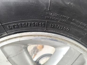 r 21: Колеса в сборе 265 / 75 / R 16, Лето, Б/у, Комплект, Внедорожные (АТ/МТ), Литые, отверстий - 6 — 6